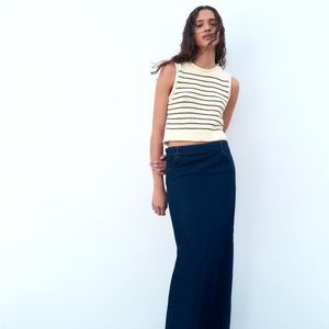 Zara Striped Knit Top, S